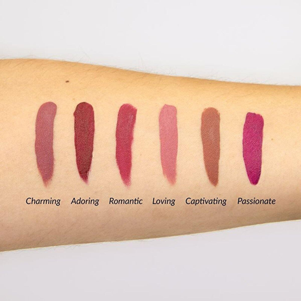 theBalm Cosmetic Lipstick Set - 6 Piece Nude Matte Lipsticks for Long-Lasting Wear - Lipstick