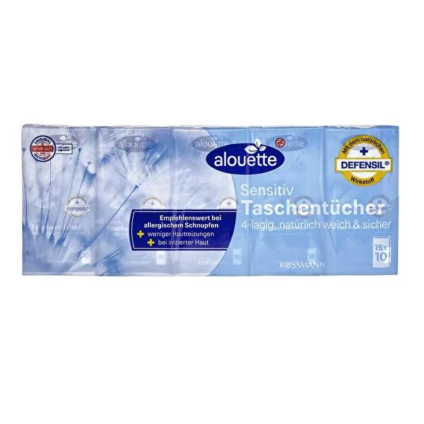 Alouette Four-Ply Sensitive Facial Tissues - 15x10 Inches | Allergy Friendly - image 2