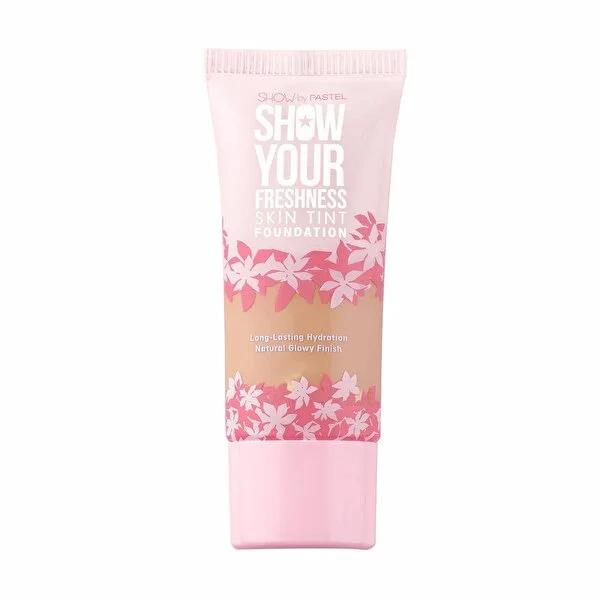 Show By Pastel Freshness Skin Tint Foundation - Natural, Lightweight, Vegan & Cruelty-Free Makeup with 6 Shades Show By Pastel Skin Tint - Natural & Vegan Makeup Skin Tint Foundation, Natural Makeup, Vegan Cosmetics, Cruelty Free Beauty, Moisturizing Foundation, Lightweight Foundation, Buildable Coverage, Antioxidant Makeup, Botanical Ingredients, Dermatologically Approved, Paraben Free, Gluten Free, Vegan Makeup, Freshness Skin Tint, Show By Pastel Foundation