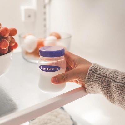 Lansinoh Breast Milk Storage Bottles Set of 4 - BPA Free, Dishwasher Safe, Compatible with Lansinoh Breast Pumps - view 3
