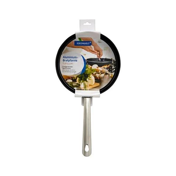 Ideenwelt Ceramic Frying Pan 20 cm: Non-Stick Cookware for All Cooktops - Small Frying Pan for Single Servings, Ideenwelt 20 cm Ceramic Frying Pan - Non-Stick & All Cooktop! Frying pan, Ceramic frying pan, 20 cm frying pan, Non-stick frying pan, Small frying pan, Induction frying pan, All cooktop frying pan, Frying pan, Ceramic coated pan, Non-stick cookware, Single serving pan, Small pan, Induction compatible, Gas cooktop, Electric cooktop, Ceramic cooktop, Kitchen essential, Cookware, Easy cleanup, Health