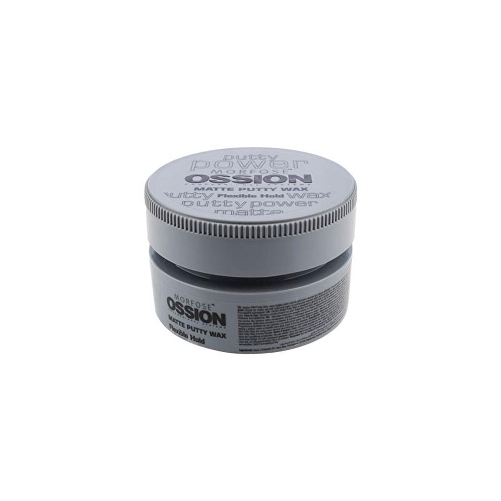 Morfose Ossion Matte Finish Hair Putty Wax for Men and Women - 3.38 fl oz, Water-Based, Flexible Hold - Hair Styling