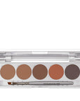 Kryolan Eyebrow Powder 5-Color Palette Brows 1