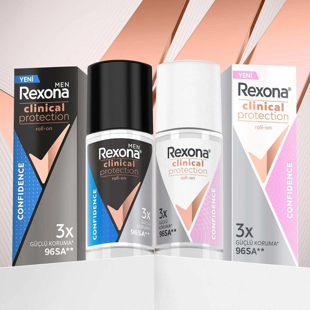 Rexona Men Clinical Protection Confidence Deodorant Roll On 45 ml