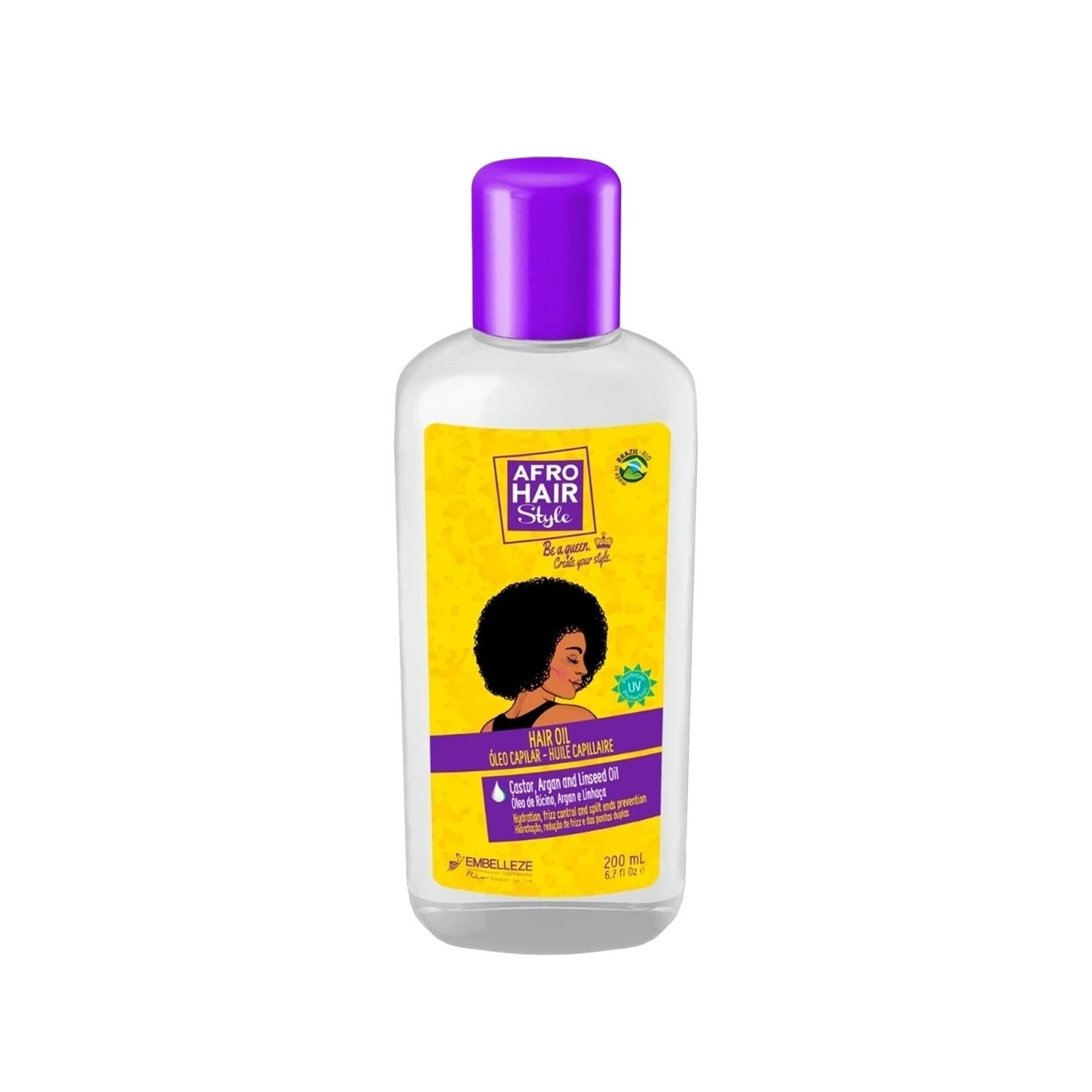 Novex Afro Hair Moisturizing &amp; Nourishing Hair Oil 200ml