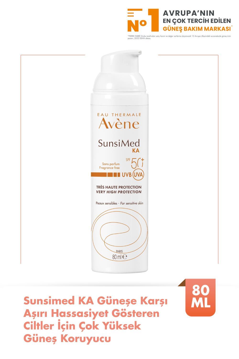 Avene Sunsimed KA High Protection Sunscreen SPF 50+ for Sensitive Skin - Water-Resistant, Non-Whitening, Soothing Avène Thermal Water - 2.71 fl oz Avene Sunsimed KA SPF 50+ Sunscreen for Sensitive Skin High protection sunscreen, Sensitive skin sunscreen, SPF 50+ sunscreen, Water-resistant sunscreen, Avène sunscreen, Sunscreen for daily use, Sunscreen for outdoor activities, Family sunscreen, Baby sunscreen, Children's sunscreen, Non-whitening sunscreen, UVA and UVB protection, Soothing sunscreen, Avène Ther