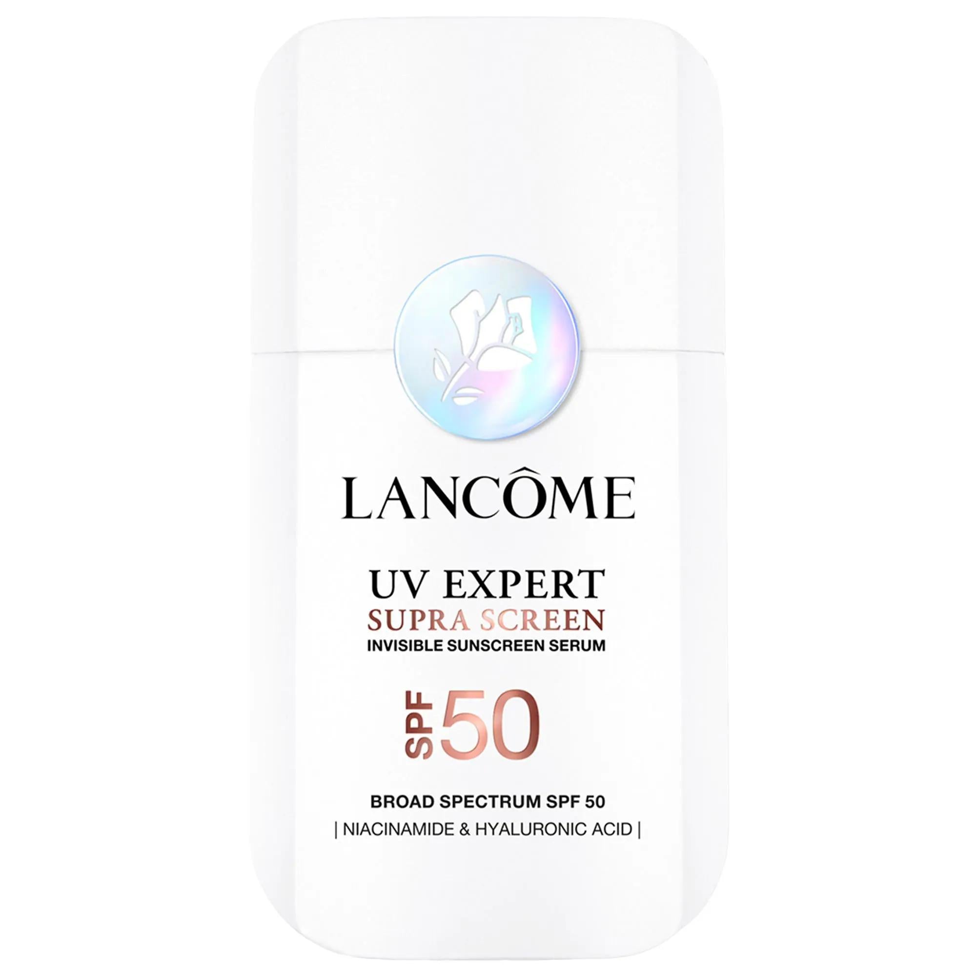 Lancome Supra Screen SPF 50+ Sunscreen: Anti-Aging, Hydrating, and Dark Spot Reduction - Broad Spectrum Daily Facial Sun Protection Lancome SPF 50+ Sunscreen: Anti-Aging &amp; Dark Spot Defense broad spectrum sunscreen, SPF 50+ sunscreen, anti-aging sunscreen, sunscreen for dark spots, hydrating sunscreen, sunscreen with niacinamide, sunscreen with hyaluronic acid, daily facial sunscreen, sun protection, sunscreen for fine lines and wrinkles, Sunscreen, UVA protection, UVB protection, Niacinamide, Hyaluronic Ac