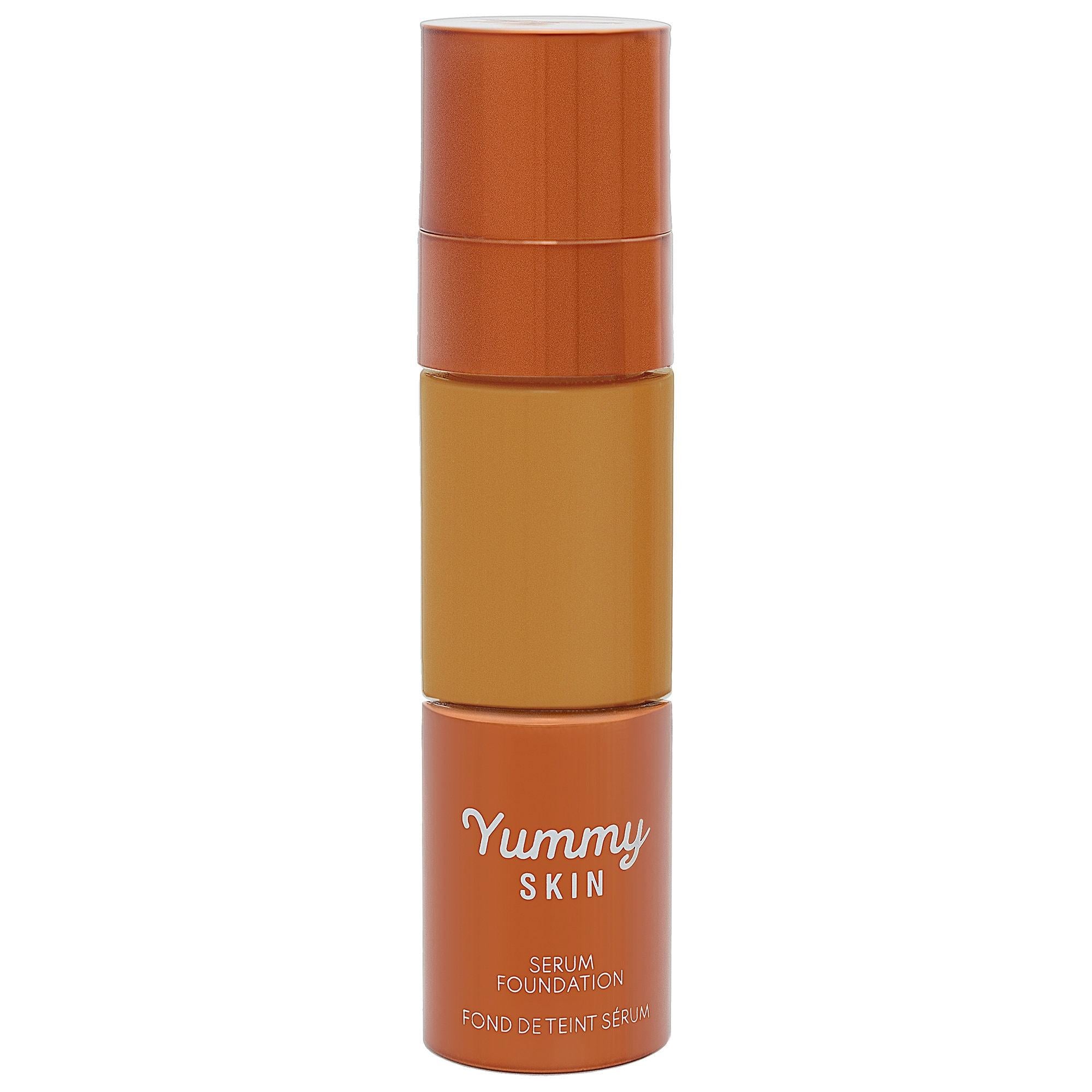 Yummy Skin Serum Foundation - Skincare-Hybrid Liquid Foundation for Natural Finish, Vegan &amp; Cruelty-Free Yummy Skin Serum Foundation - Vegan Skincare-Hybrid Liquid Foundation skincare-hybrid foundation, liquid foundation, natural finish foundation, vegan beauty products, clean beauty foundation, cruelty-free makeup, gluten-free cosmetics, radiant finish, buildable coverage, jojoba oil, hyaluronic acid, olive-derived squalane, eco-friendly packaging, sustainable beauty, everyday makeup, special occasion make