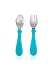 Babyjem Stainless Steel Baby Utensil Set - BPA Free, Ergonomic Design for Independent Eating - view 6