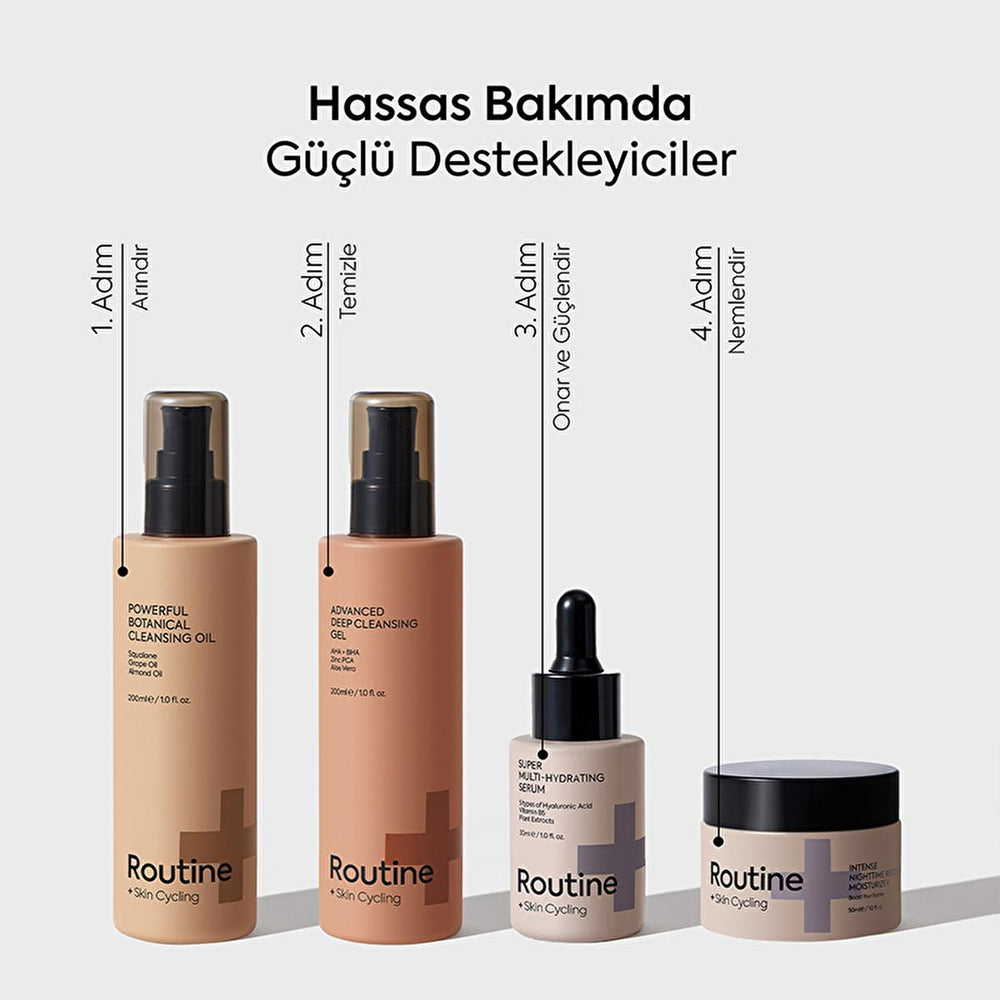 Routine+ Hyaluronic Acid Serum with Vitamin B5 - 24 Hour Deep Hydration, Vegan & Cruelty-Free Skincare - Face Serum
