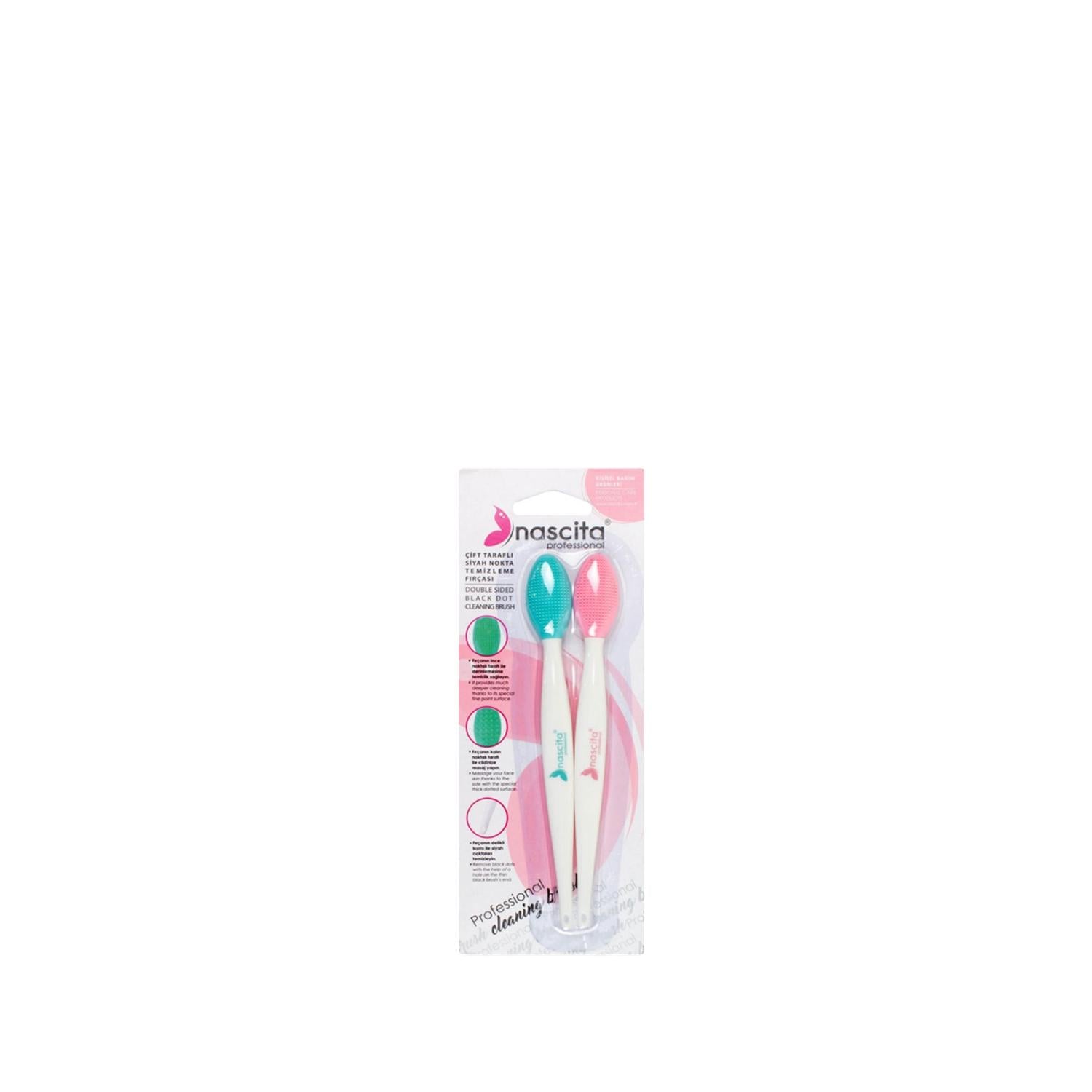 Nascita Blackhead Removal Brush - Double-Sided Skincare Tool for Acne-Prone Skin Nascita Blackhead Removal Brush - Effective Skincare Tool blackhead removal brush, double-sided blackhead remover, Nascita skincare tool, skincare brush, blackhead cleansing brush, acne-prone skin, skincare routine, personal grooming, hygiene, skincare tools, beauty tools, facial care