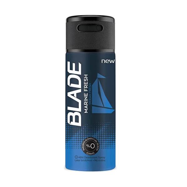 Blade Marine Fresh Deodorant - 150ml - Long Lasting Freshness & Hygiene for Active Lifestyles Blade Marine Fresh Deodorant - 150ml Freshness Marine Fresh Deodorant, 150 ml Deodorant, Blade Deodorant, Personal Hygiene Products, Fresh Scent Deodorant, Long Lasting Deodorant, Active Lifestyle Essentials, Beach Essentials, Gym Essentials, Daily Hygiene Products