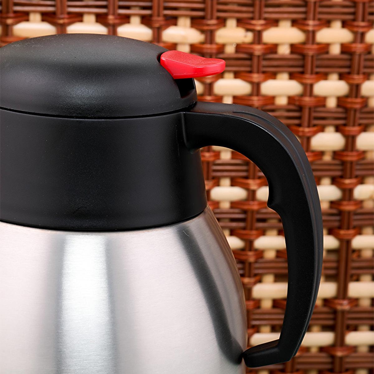 Cooker Stainless Steel Thermos 2L - Insulated Flask for Hot & Cold Drinks, Durable & Long-Lasting Cooker 2L Stainless Steel Thermos - Hot & Cold Drinks stainless steel thermos, insulated flask, double-walled thermos, hot and cold drinks container, durable thermos, outdoor gear, camping equipment, picnic essentials, office accessories, eco-friendly products, temperature control, beverage container