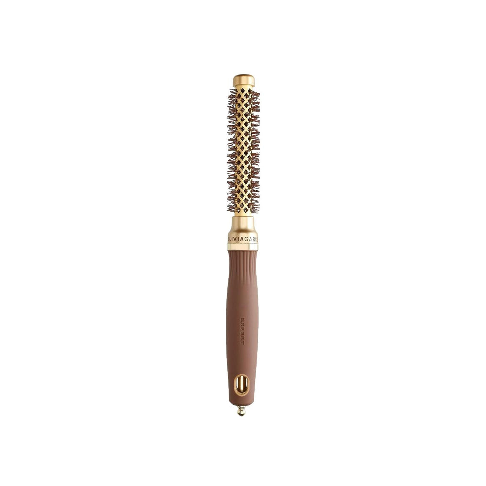 Olivia Garden Expert Blowout Shine Hair Brush - Wavy Bristles for Frizz-Free Volume & Shine - Professional Styling at Home Olivia Garden Shine Hair Brush: Frizz-Free Volume & Shine Olivia Garden hair brush, blowout brush, shine enhancing hair brush, wavy bristle brush, hair styling brush, professional hair brush, hair brush for wavy hair, anti-frizz hair brush, hair brush, styling brush, shine brush, frizz control, volumizing brush, gold hair brush, brown hair brush, hair care, professional styling, at-home