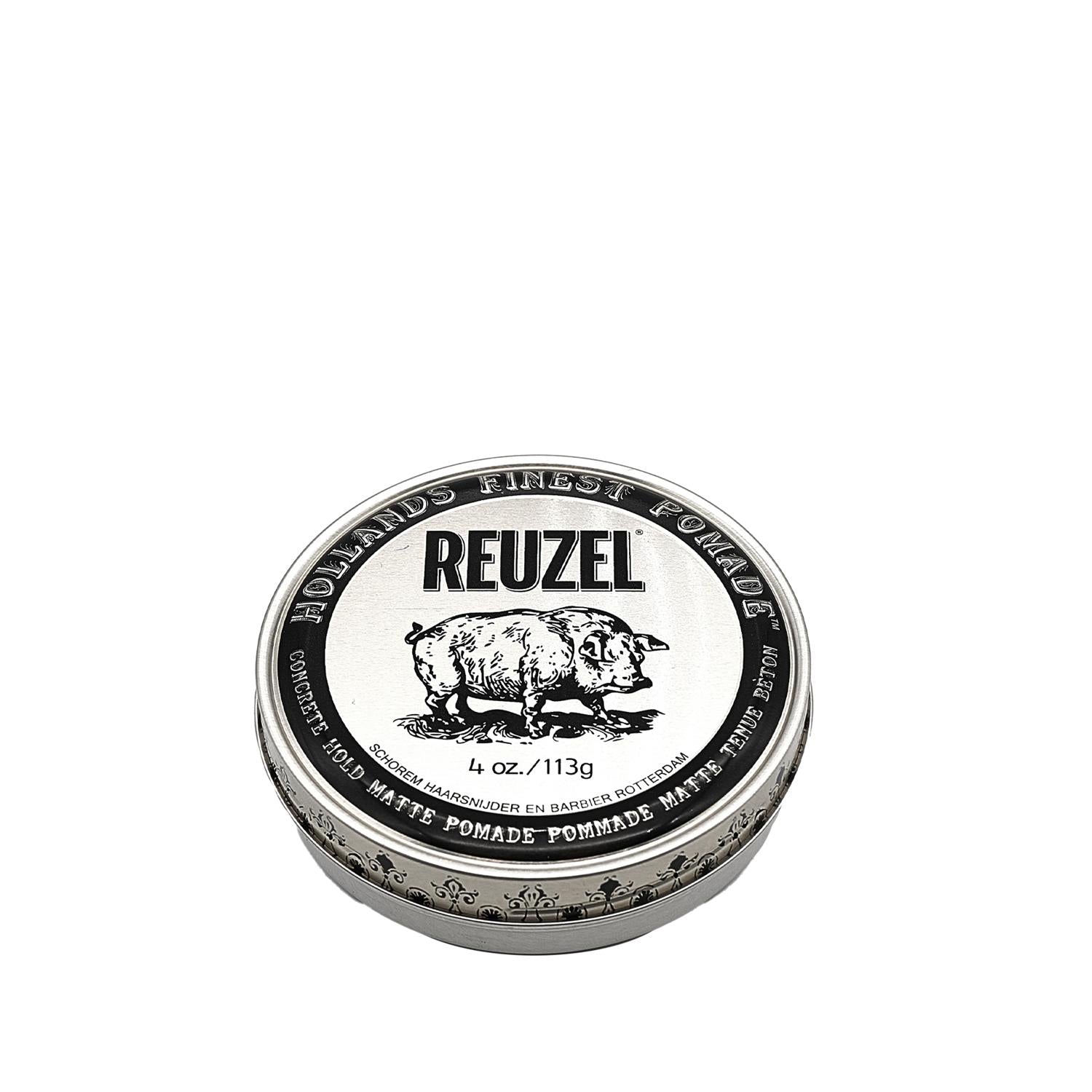 Reuzel Concrete Hold Matte Pomade for Strong Hold Hair Styling - 113g Reuzel Concrete Hold Matte Pomade - Strong Hold Hair Styling Reuzel Concrete Hold Matte Pomade, Hair styling products, Matte finish pomade, Strong hold hair products, Men's grooming hair styling, Hair care, Grooming products, Styling products, Men's hair care, Hair styling, Pomade, Concrete hold, Matte finish, Reuzel, Hair products, Men's grooming