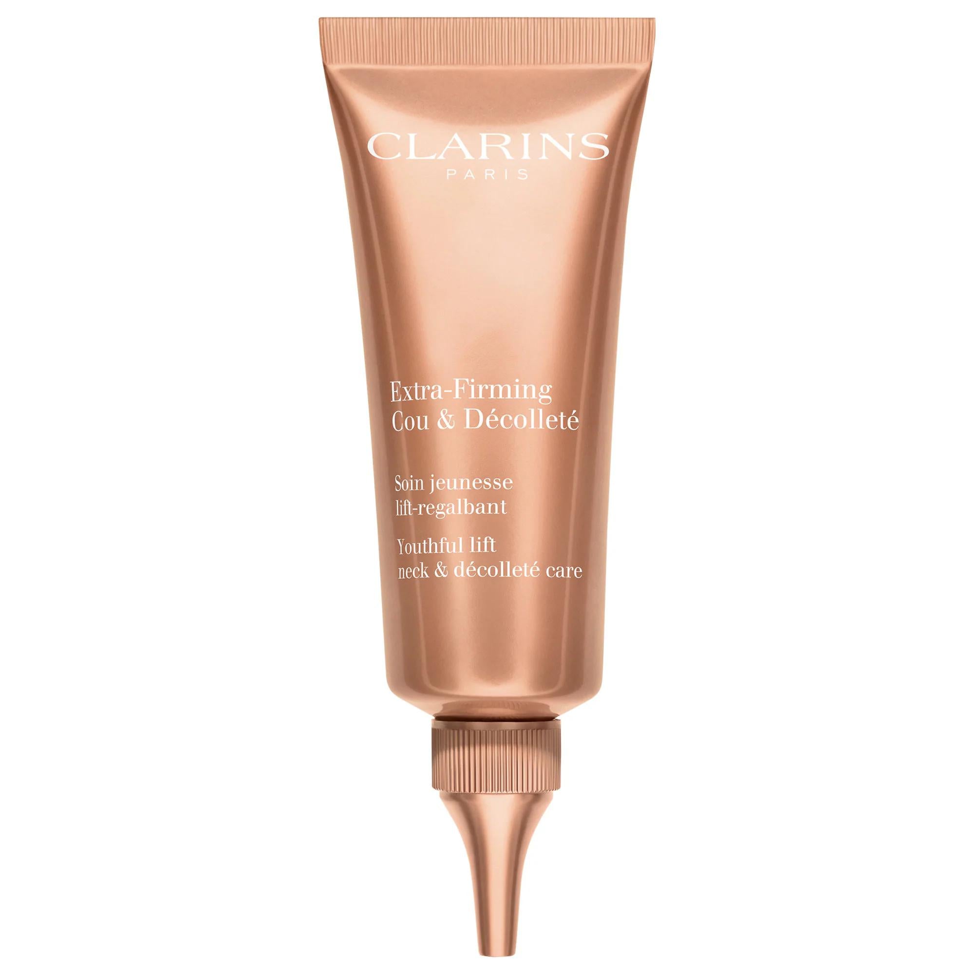 Clarins Extra-Firming Neck &amp; Décolleté Moisturizer: Visibly Reduce Wrinkles, Dark Spots, &amp; Restore Youthful Skin Elasticity Clarins Neck Cream: Reduce Wrinkles &amp; Dark Spots for Youthful Skin neck cream, décolleté moisturizer, anti-aging neck cream, firming neck cream, dark spot reduction neck treatment, wrinkle reduction décolleté cream, skin elasticity neck cream, plant-based neck cream, non-oily neck moisturizer, neck and décolleté skincare, neck treatment, décolleté cream, neck firming, décolleté firming