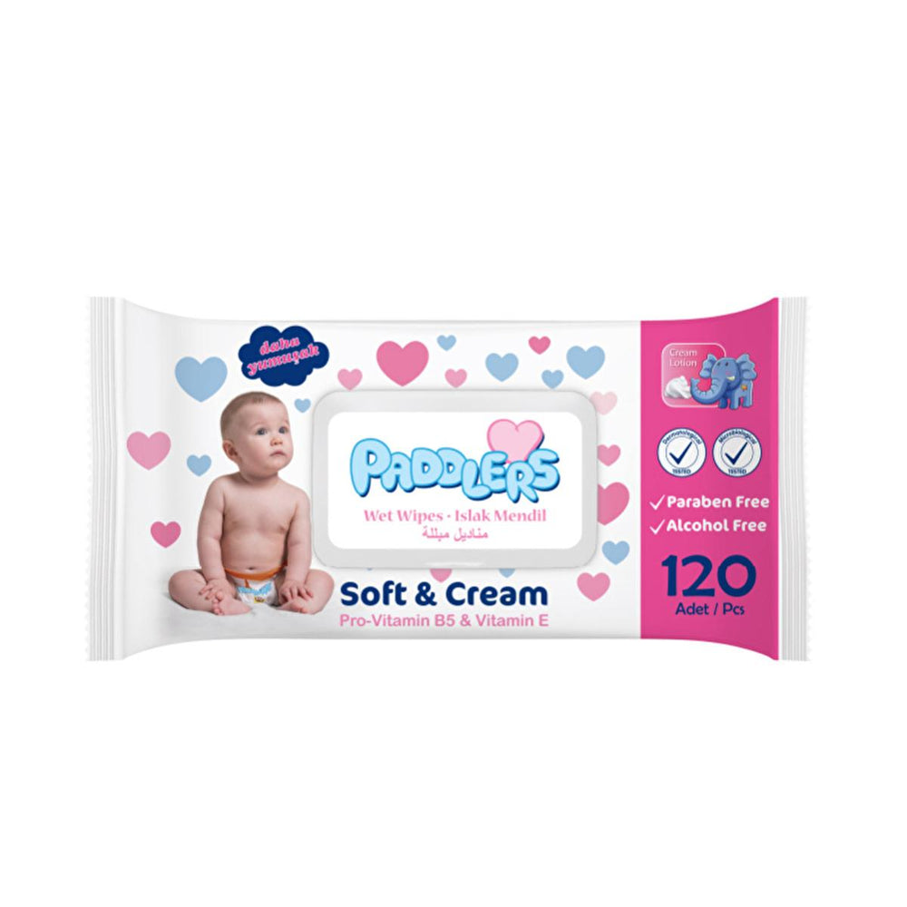 Paddlers Baby Wet Wipes - Soft, Gentle, and Convenient Hygiene for Infants - 120 Packs of 12 - view 2
