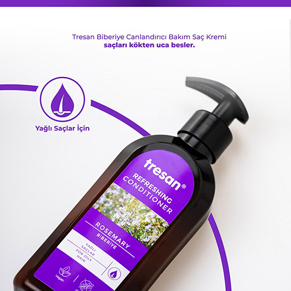 Tresan Sulfate-Free Rosemary Hair Conditioner for Nourished Hair - 300ml - view 3