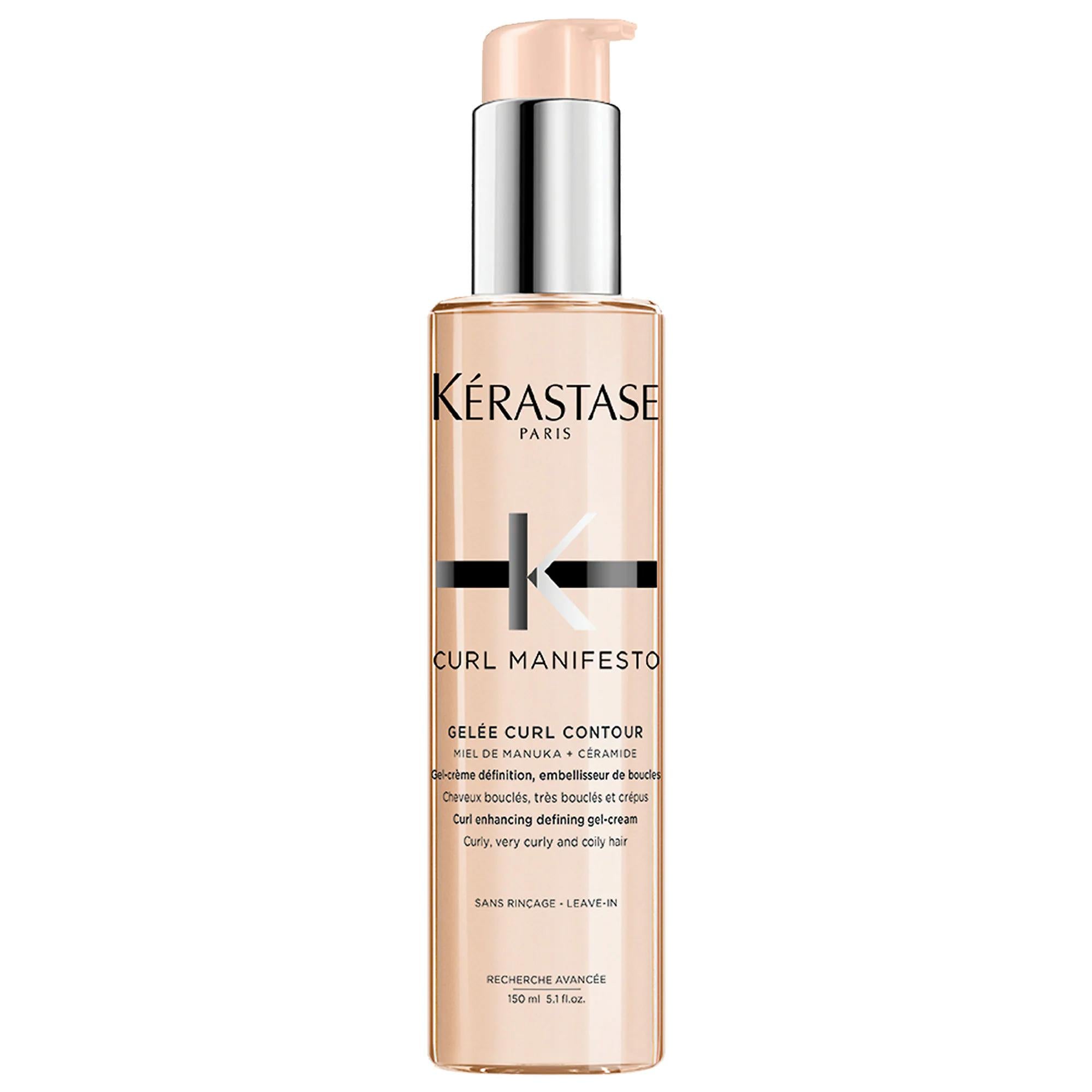 Kérastase Curl Manifesto Curl Defining Gel-Cream: Enhance Curls, Boost Volume &amp; Control Frizz with Manuka Honey &amp; Ceramides - Sulfate-Free Leave-In Definer Kérastase Curl Defining Gel-Cream: Frizz Control &amp; Curl Definition curl defining gel cream, curly hair products, frizz control hair cream, manuka honey hair treatment, ceramide hair care, natural curl enhancer, wave defining cream, coily hair styling products, sulfate free curl cream, leave in curl definer, curl cream, hair gel, curl enhancer, frizz cont