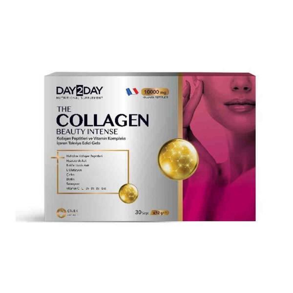 Day2Day Collagen Supplement with Vitamins - Anti-Aging Beauty Drink, 30 Sachets Day2Day Collagen Supplement - Anti-Aging Beauty Drink Collagen supplement, beauty drink, anti-aging supplement, collagen peptides, vitamin-rich dietary supplement, skin health, anti-aging, beauty, wellness, dietary supplement, strawberry flavored, radiant skin, glowing skin, skin elasticity, hydration, fine lines, wrinkles
