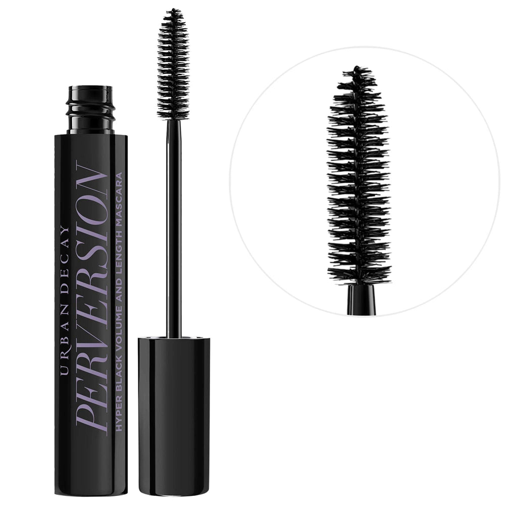 Perversion Volumizing Mascara - Long-Lasting, Cruelty-Free, 16 Hour Wear - Dramatic Volume & Length Perversion Volumizing Mascara - 16 Hour Wear volumizing mascara, lengthening mascara, long-lasting mascara, cruelty-free cosmetics, sulfate-free beauty products, dramatic lashes, thick lash look, long-wearing mascara, flake-resistant, smudge-resistant, transfer-resistant, sweat-resistant, ultra-creamy formula, curling mascara brush, beauty essentials, makeup must-haves, eye makeup, cosmetic lovers