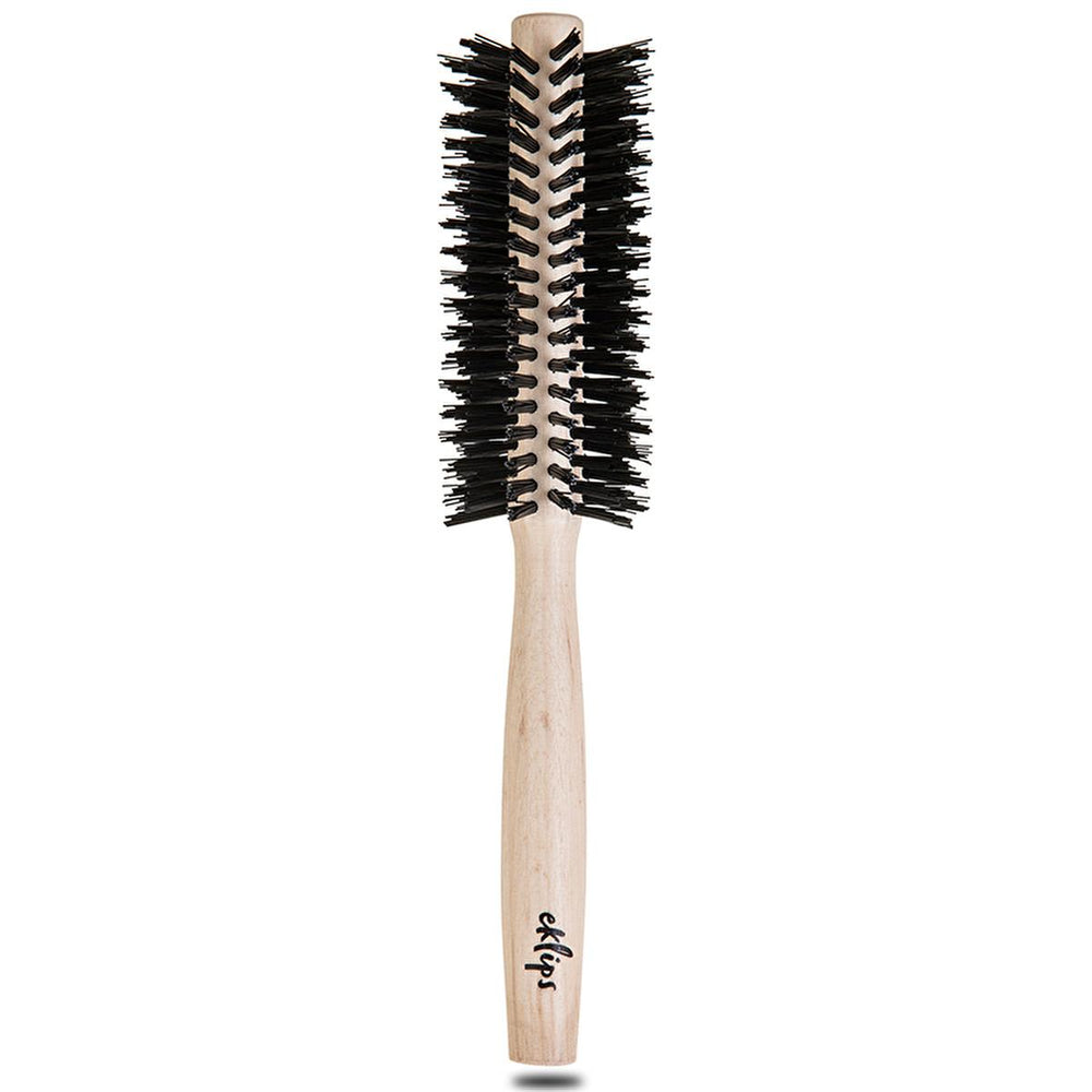 Eklips Natural Hair Brush for Blow-Drying & Styling - Gentle, Ergonomic, Professional Hair Care Tool - view 2