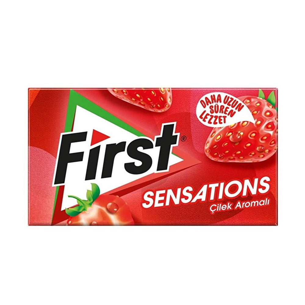 First Sensations Strawberry Chewing Gum for Fresh Breath 27g