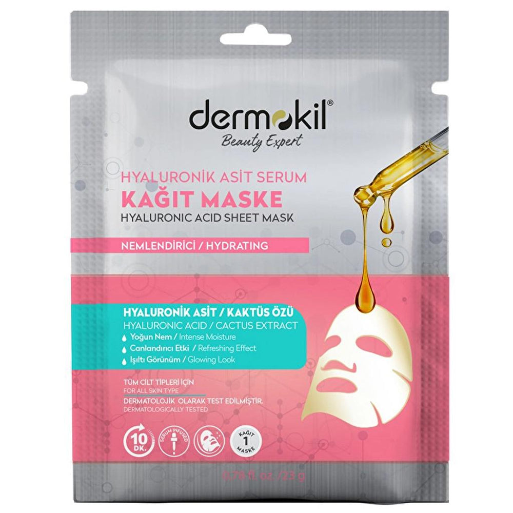 Dermokil Hyaluronic Acid Serum Sheet Mask 23g