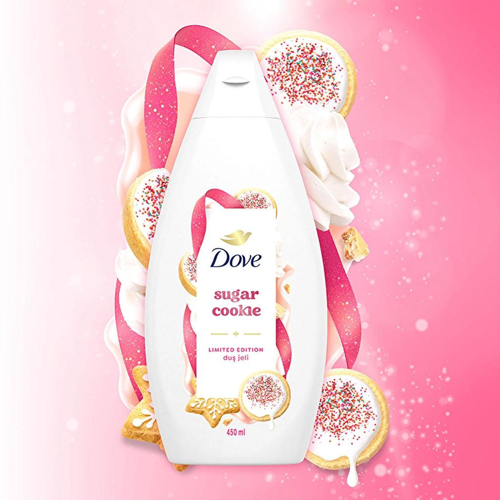 Dove Sugar Cookie Body Wash for Soft Skin 450 ml