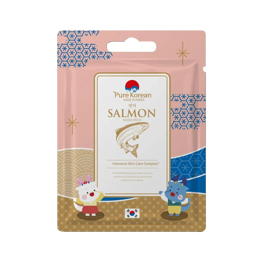 Pure Korean Salmon Sheet Mask for Radiant Skin 25ml
