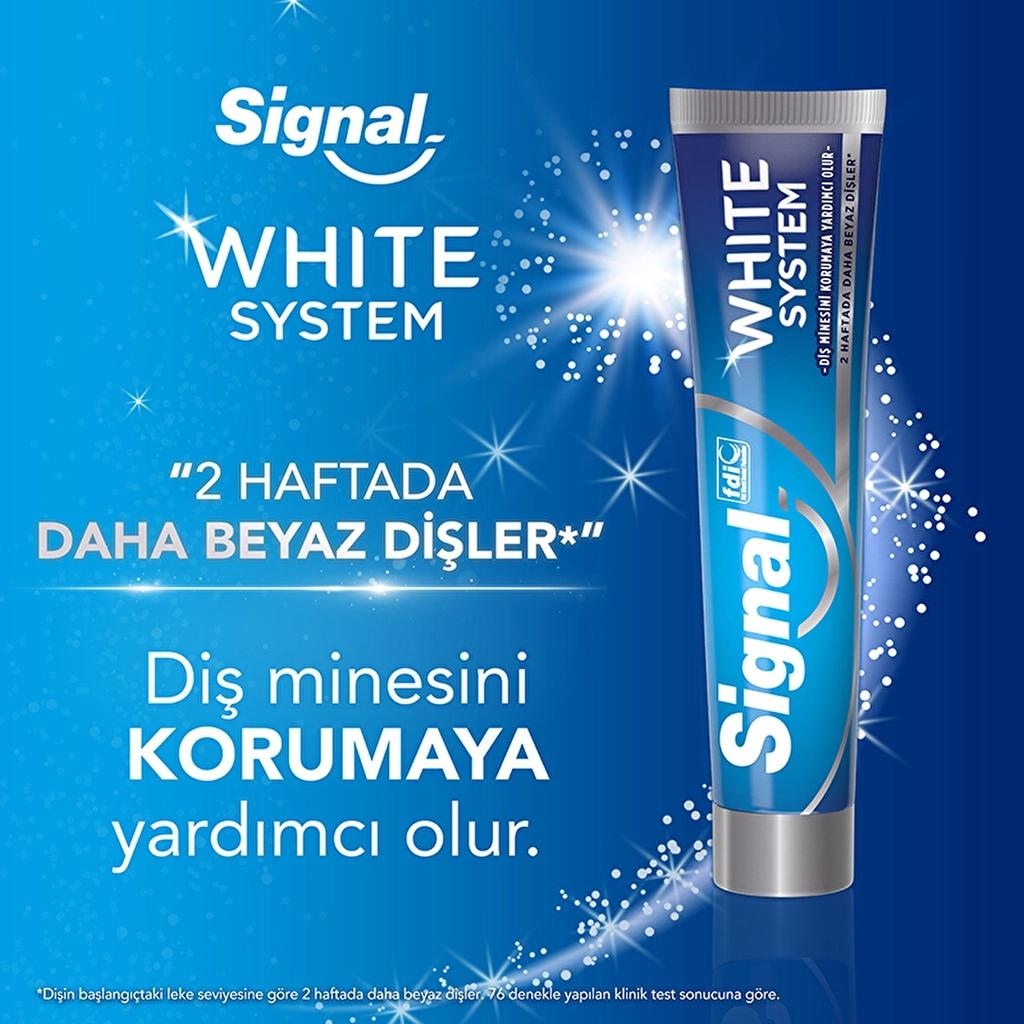 Signal White System &amp; White Now Original Toothpaste Set 2x75ml