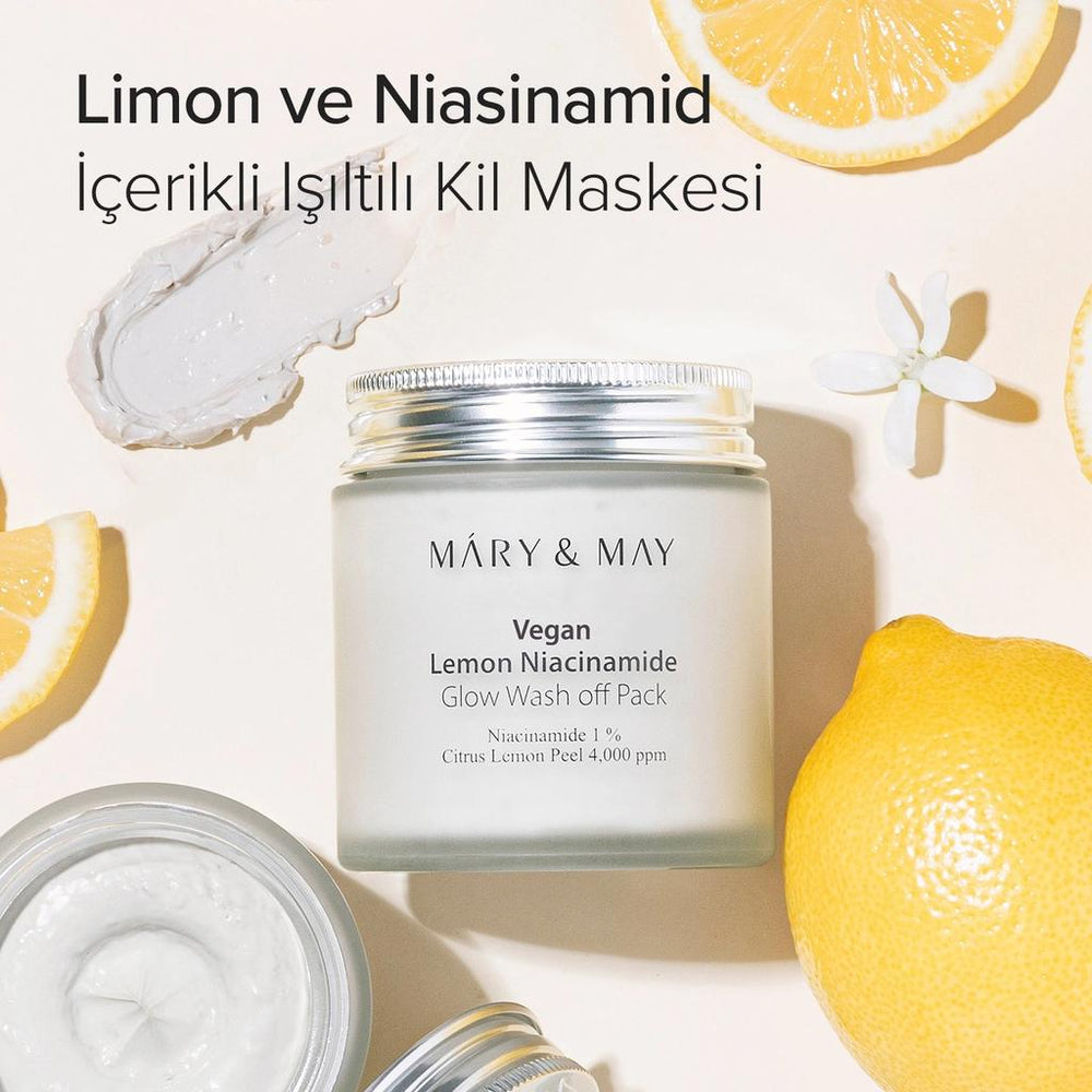 Mary & May Lemon & Niacinamide Clay Face Mask 125g