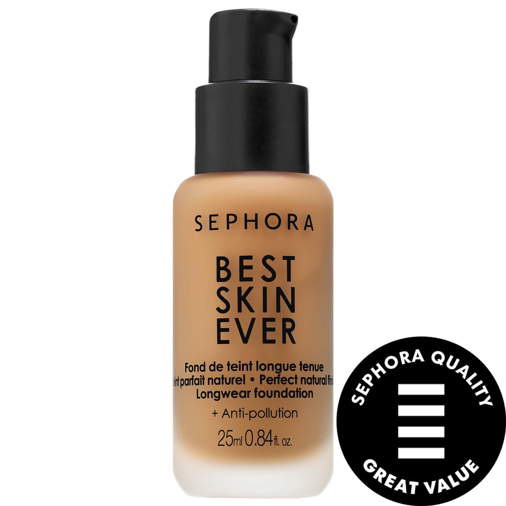 Best Skin Ever Liquid Foundation - Natural Finish, Long-Lasting Hydration & Anti-Pollution - Best Skin Ever Best Skin Ever Liquid Foundation - Natural & Long-Lasting liquid foundation, natural finish foundation, long-wearing foundation, hydrating foundation, anti-pollution foundation, skincare infused makeup, Best Skin Ever, makeup, face makeup, foundation, cosmetics, beauty products, skincare, anti-aging, natural makeup, long-lasting makeup, eco-friendly packaging