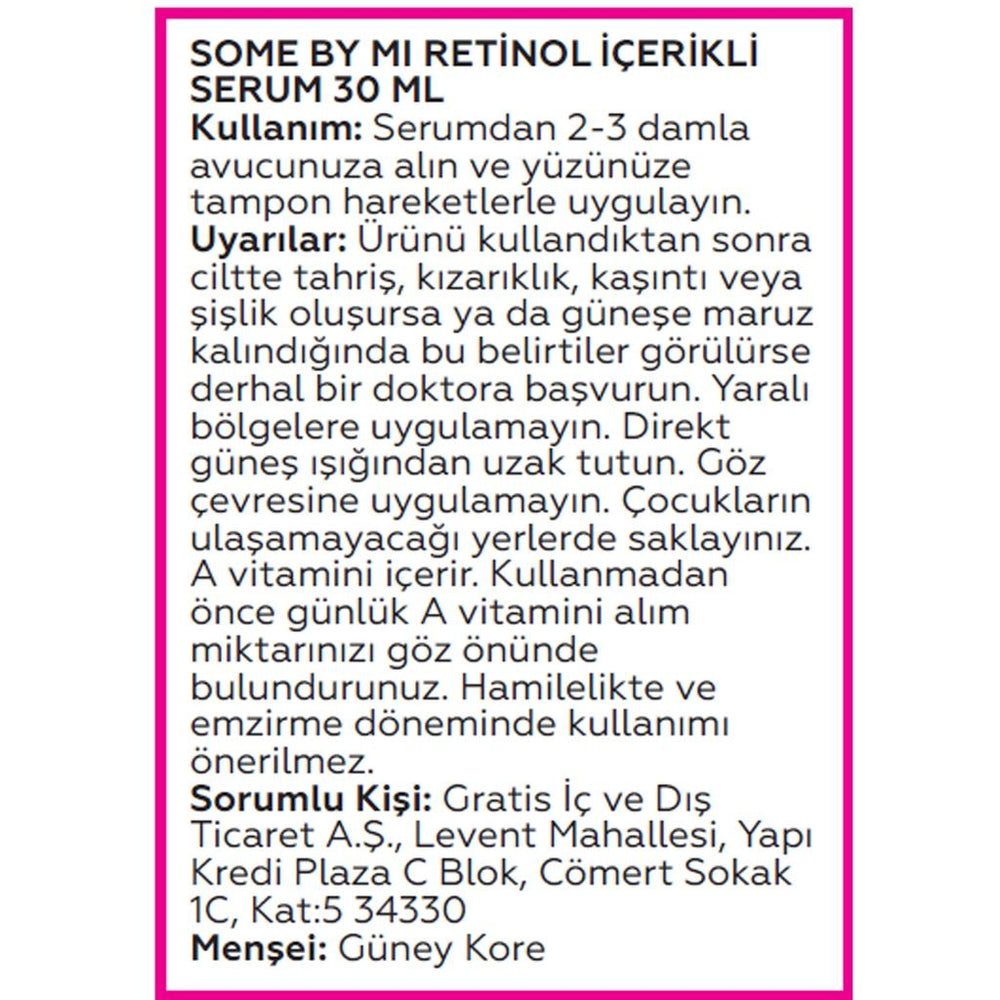 Some By Mi Retinol Intense Reactivating Serum 30ml