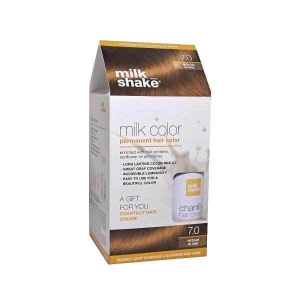 Milk Shake 7 Medium Blonde Hair Color &amp; Conditioner Set 50ml