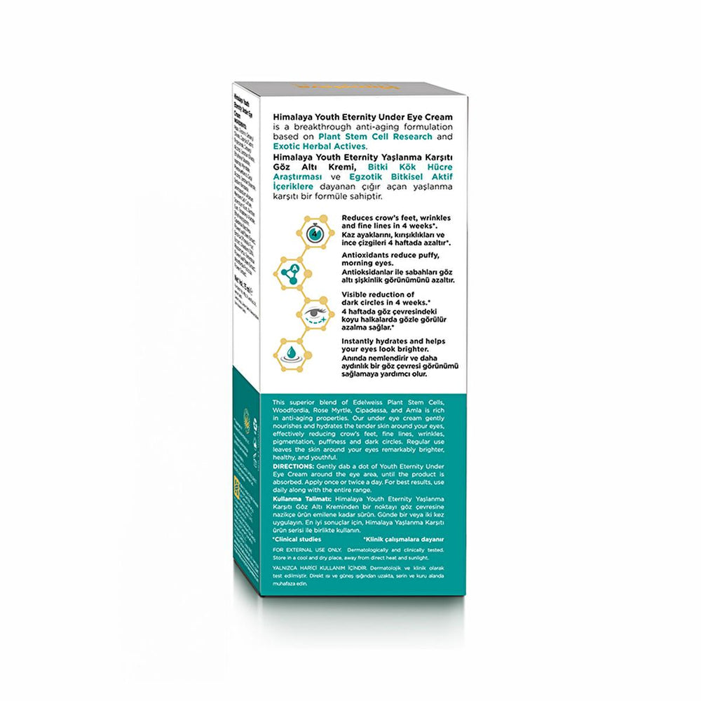 Himalaya Youth Eternity Anti-Aging Eye Cream - Reduce Dark Circles & Fine Lines, 0.51 fl oz - Eye Cream