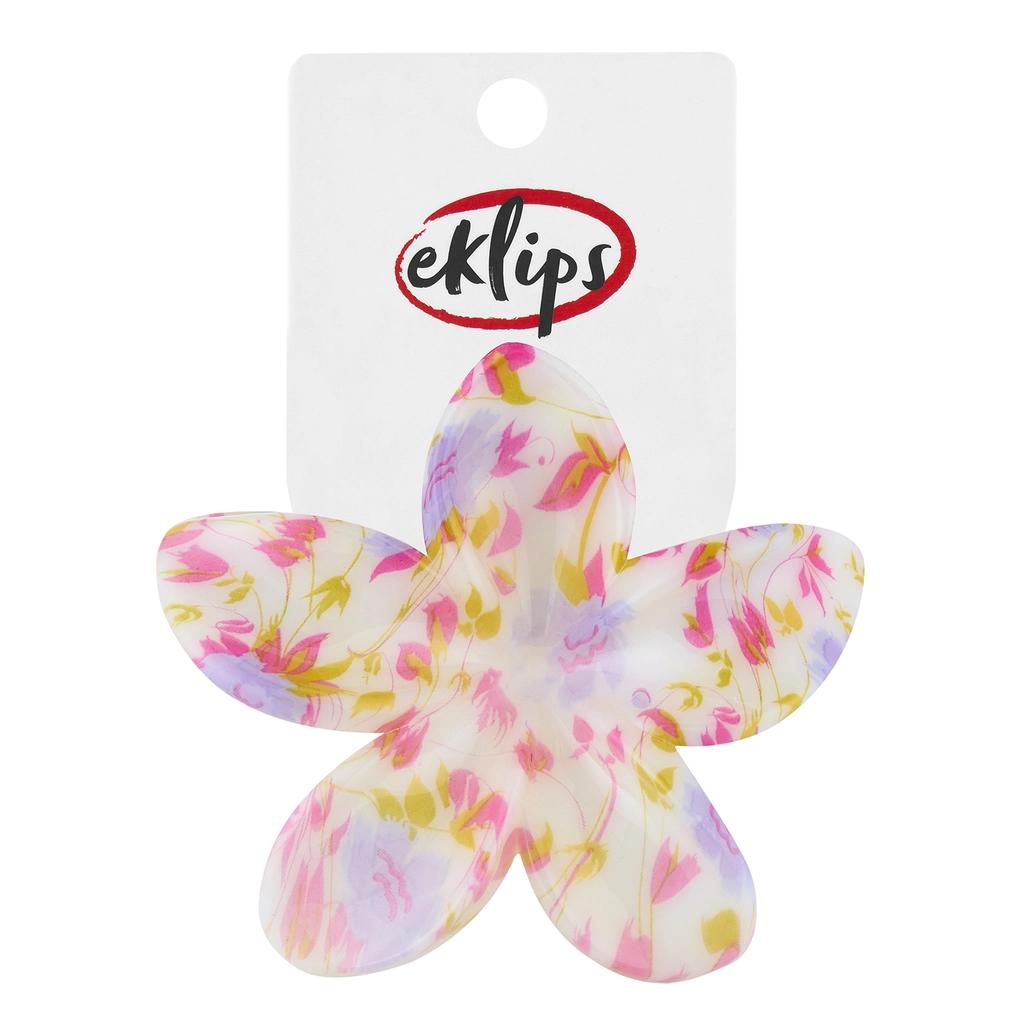 Eklips Flower Claw Hair Clip in Colorful Design