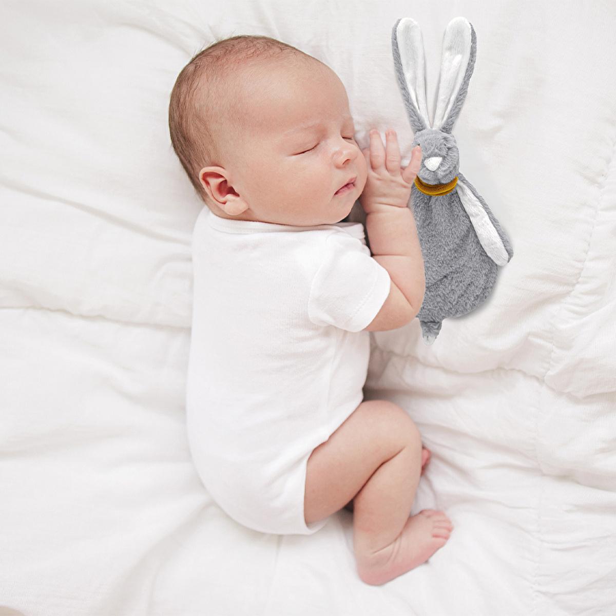 Babyjem - Soft Baby Rabbit Plush Toy for Sensory Development & Comfort Babyjem Soft Rabbit Plush Toy for Baby Comfort & Development Baby plush toy, Soft baby toy, Rabbit plush toy, Sensory development toy, Baby sleep companion, Infant stimulation, Comfort toy, Cuddly toy, Baby gift, Newborn toy, Soft toy, Plush rabbit, Babyjem, Sensory toy, Developmental toy
