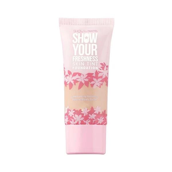 Show By Pastel Freshness Skin Tint Natural Foundation - Vegan, Cruelty-Free, 6 Shades - Hydrating Foundation Show By Pastel Freshness Skin Tint - Natural, Vegan Foundation Skin Tint, Natural Foundation, Vegan Makeup, Cruelty-Free Cosmetics, Hydrating Foundation, Foundation, Makeup, Skincare-Infused, Lightweight Coverage, Long-Lasting Makeup, Antioxidant Cosmetics, Ethical Beauty Products, Vegan Beauty, Cruelty-Free Makeup, Natural Makeup, Everyday Makeup, Sensitive Skin Friendly, Dermatologically Approved