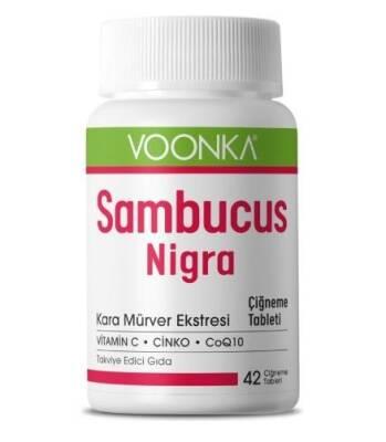 Voonka Sambucus Nigra Immune Support Supplement - 42 Chewing Tablets for Adults, Natural Wellness & - Vitamin & Supplement
