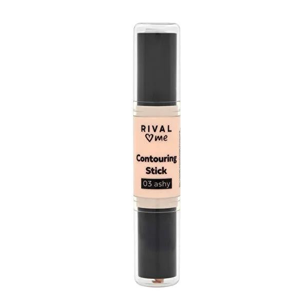 Rival Loves Me Vegan Double-Ended Kontür Paleti No.03 Koyu Ton - Contour Palette for Facial Enhancement Rival Loves Me Vegan Kontür Paleti No.03 - Contour Palette contour palette, vegan makeup, contour stick, makeup for facial enhancement, double-ended contour, cruelty-free cosmetics, Rival Loves Me, Kontür Paleti, No.03 Koyu Ton, makeup enthusiasts, natural-looking contour