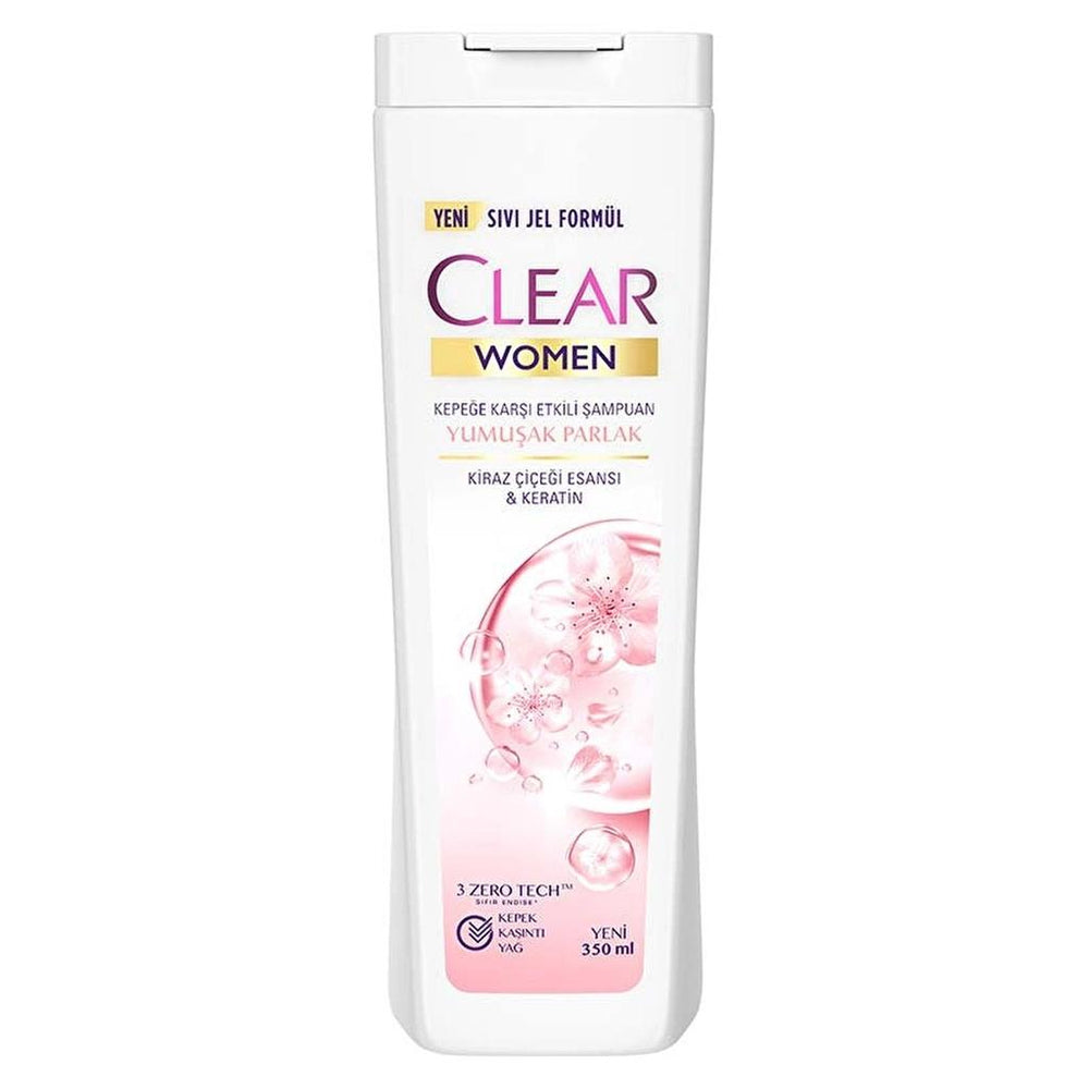Clear Women Soft & Shiny Cherry Blossom Shampoo 350 ml