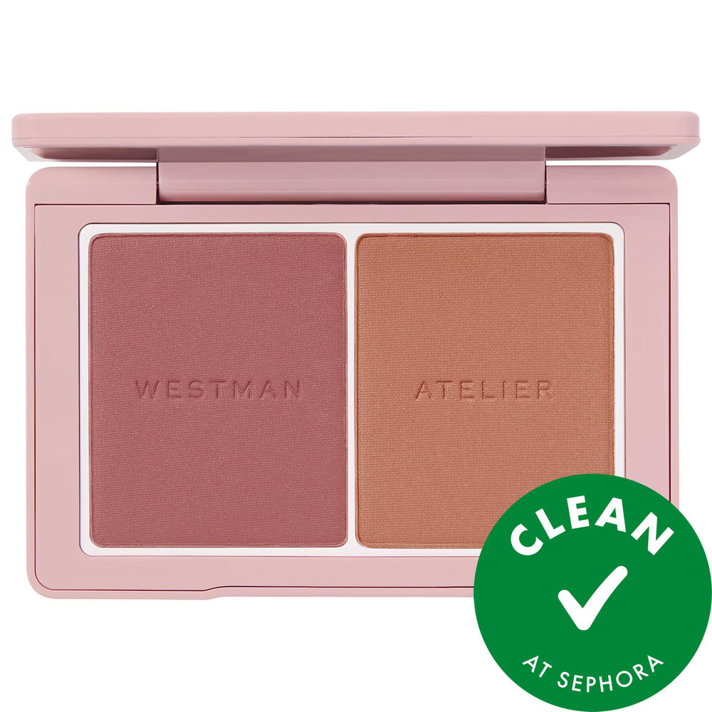 Baby Cheeks Powder Blush Duo: Dimensional, Buildable, Talc-Free Matte Blush for Natural Looking Color Baby Cheeks Powder Blush:  Matte, Talc-Free, Buildable Color powder blush duo, matte blush, talc-free blush, buildable blush, cruelty-free blush, gluten-free blush, clean beauty blush, dimensional blush, best powder blush, natural looking blush, blush, cheek makeup, makeup, talc free, matte finish, Phytosqualane, Volcanic Rock, Pomegranate Extract, gifts for her, makeup for sensitive skin, natural blush, be