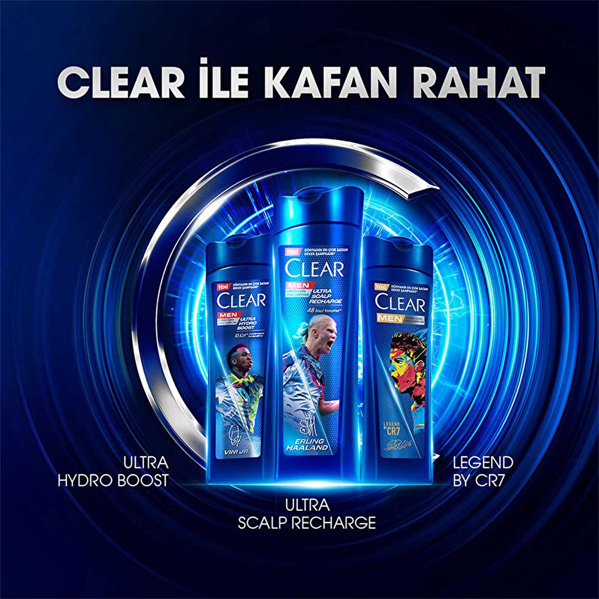 Clear Men Erling Haaland Lemon Shampoo: 48-Hour Dandruff Protection for Oily Scalp - Scalp Recharge & Refreshing Sensation Clear Men Erling Haaland Shampoo: Dandruff Protection & Oily Scalp Clear Men shampoo, anti-dandruff shampoo, men's shampoo, scalp recharge shampoo, lemon shampoo, Erling Haaland shampoo, shampoo for oily scalp, 48 hour dandruff protection, hair care, men's grooming, scalp health, dandruff control, refreshing shampoo, invigorating shampoo, hair cleanser, lemon extract, menthol, piroctone