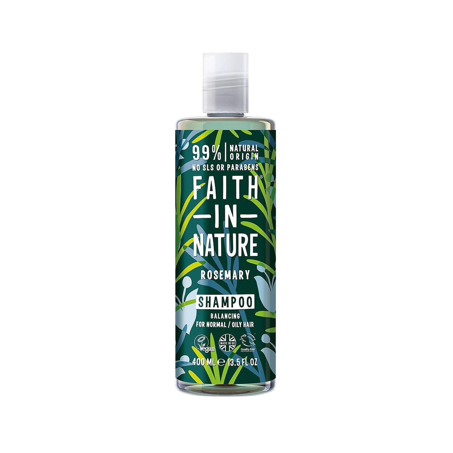 Faith In Nature Rosemary Shampoo for Dandruff-Prone Hair - Balancing, Natural, 13.53 fl oz Faith In Nature Rosemary Shampoo for Dandruff Hair rosemary shampoo, dandruff shampoo, balancing shampoo, natural shampoo, Faith In Nature shampoo, hair care, natural hair care, dandruff solution, scalp care, herbal shampoo