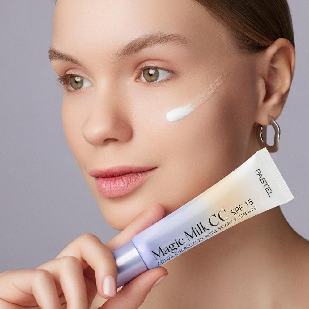 Pastel CC Cream - Color Adaptive, Moisturizing & SPF 15 Skin Tone Evening Makeup - view 3