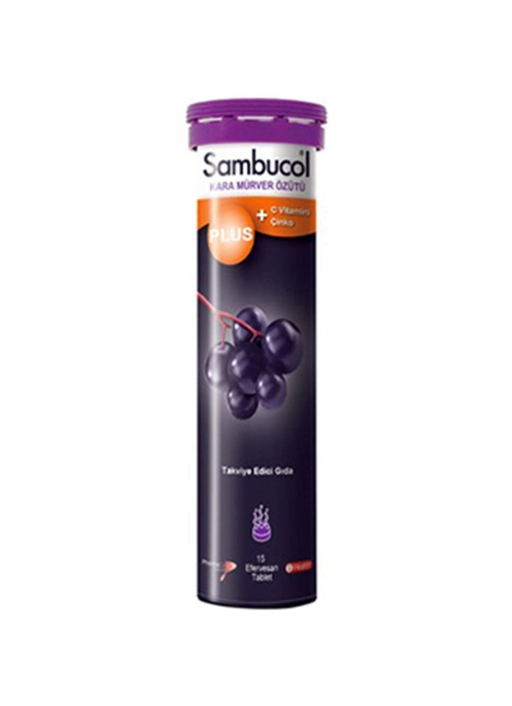 Sambucol Effervescent Vitamin C Supplement with Black Elderberry - Natural Immune Booster for Cold & Flu Relief - image 2