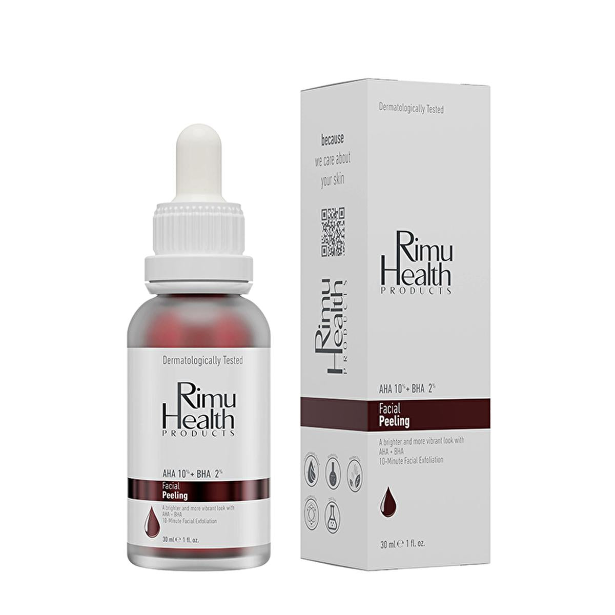 Rimu Health AHA BHA Peeling Serum: 10% AHA + 2% BHA - Exfoliates, Brightens, Evens Skin Tone - Glycolic &amp; Salicylic Acid Serum Rimu Health AHA BHA Serum: Exfoliate &amp; Brighten Skin AHA BHA peeling serum, skin resurfacing serum, exfoliating facial serum, skin tone evening serum, acne treatment serum, Rimu Health serum, glycolic acid serum, salicylic acid serum, brightening face serum, pore minimizing serum, facial peeling serum, skin exfoliation, even skin tone, acne treatment, skin rejuvenation, radiant skin