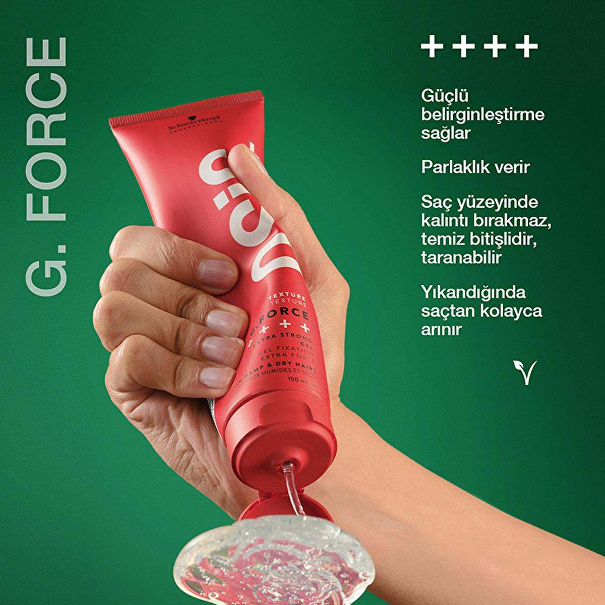 Osis G. Force Strong Control Hair Gel - Extra Strong Hold, Non-Flaking, 5.07 fl oz Osis G. Force Hair Gel - Extra Strong Hold & Shine strong hold hair gel, styling gel, non-flaking hair product, extra strong hold hair styling, Osis G. Force hair gel, hair styling products, strong hold styling, hair gel for men, hair gel for women, styling products for complex hairstyles