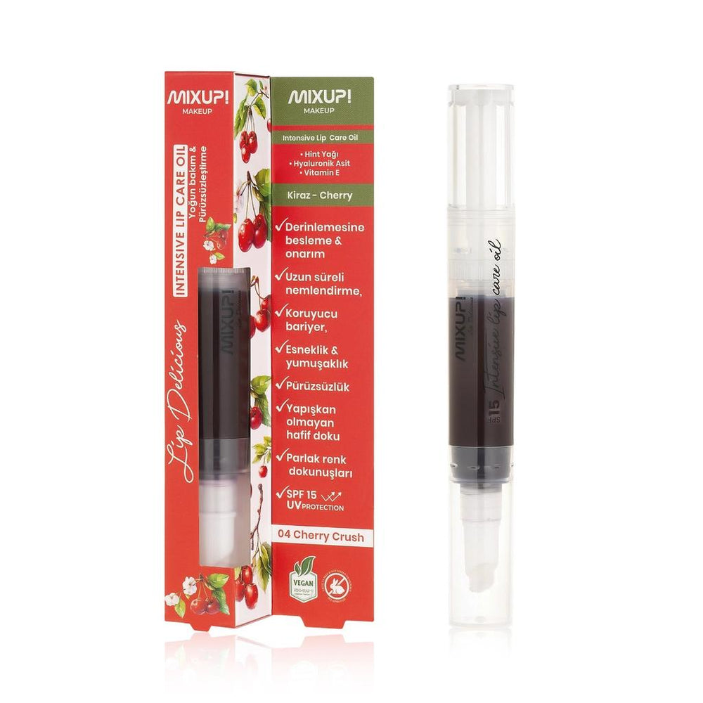 Mixup! Lip Delicious Oil Pen 04 Cherry Crush for Glossy Lips